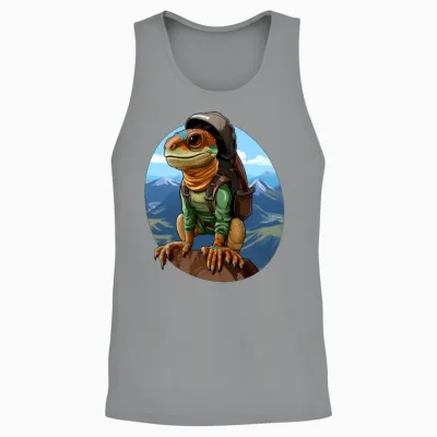 Lizards Mountaineering / Hiking Lizard Unisex Tank Top - Sport Grey
