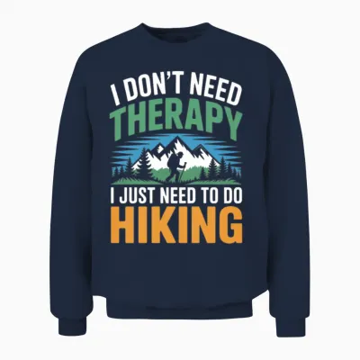Hiking Lover Unisex Sweatshirt - Navy