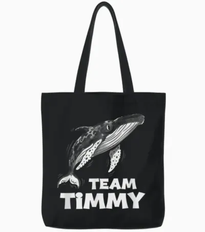 Mannschaft Timmy Der Ostseewal Tote Bags - Black