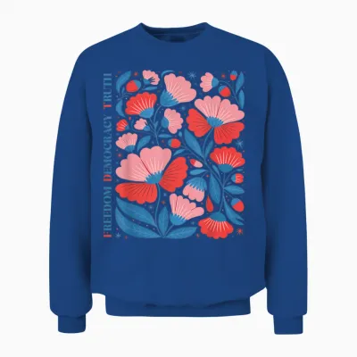 Subtle Anti-Trump Resistance Is Patriotic 4th of July Women Unisex Sweatshirt - Royal