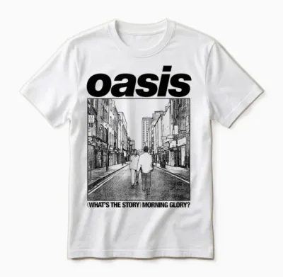 Oasis Amazon Exclusive Wtsmg in White Unisex T-Shirt - White