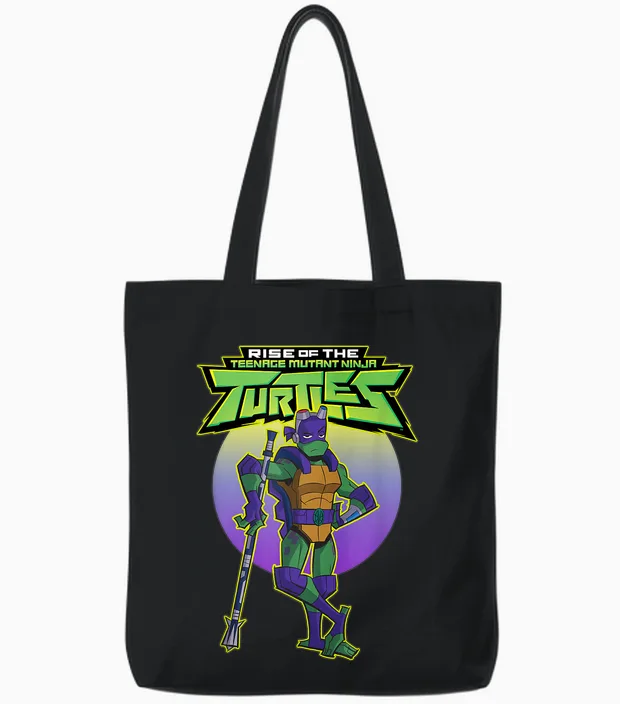 Donatello - Casual Style - Rise Tote Bags in Black