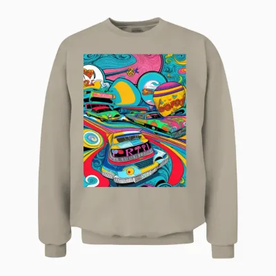 Retro 60s Unisex Sweatshirt - Sand