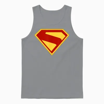 Superman (2025) Logo Unisex Tank Top - Sport Grey