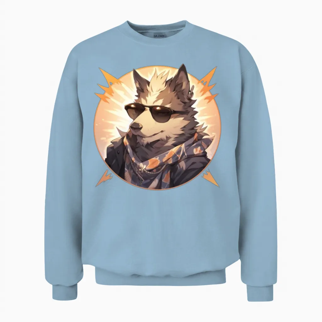 Dogs Pet Dog Owner Dog Lover Animal Unisex Sweatshirt in Light Blue