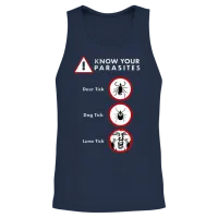 Anti-Trump Shirt Different Kinds of Tick Unisex Tank Top - Navy – 2