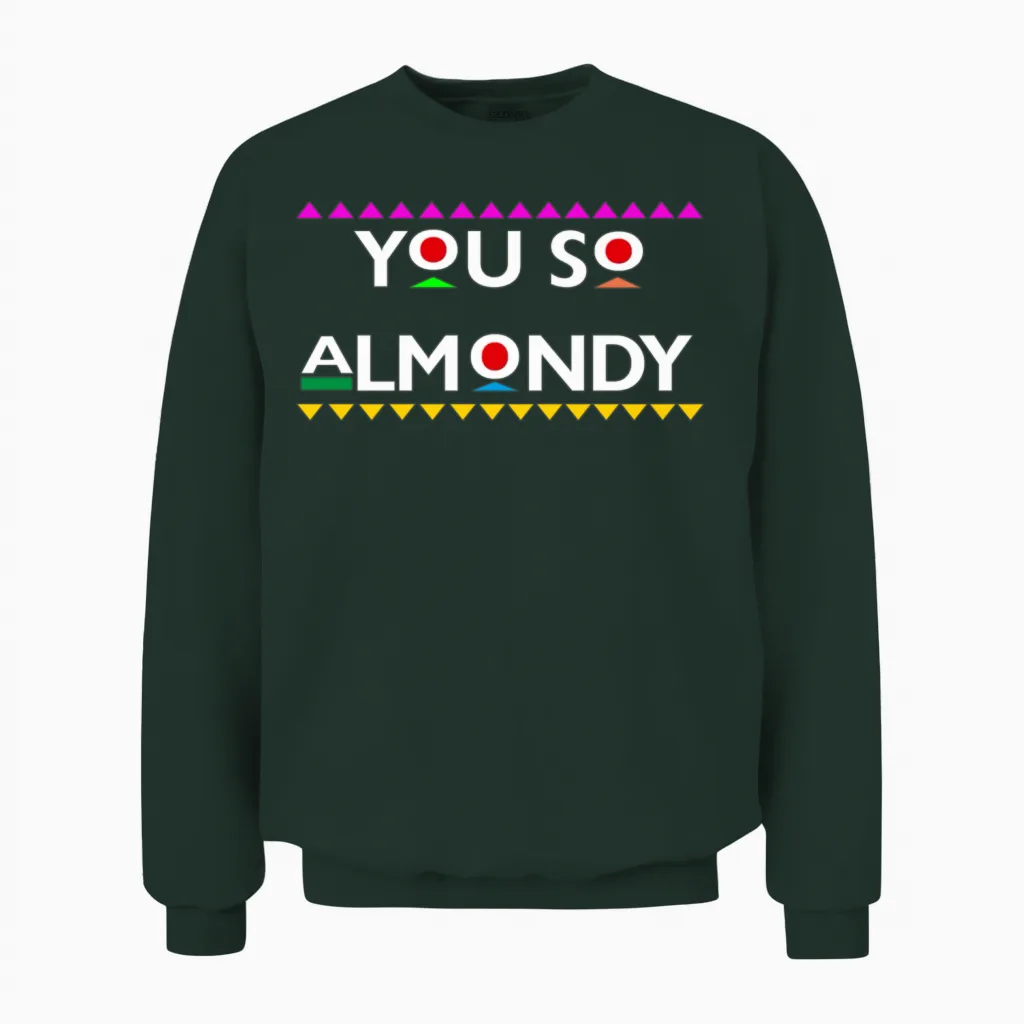 Hey Almond Unisex Sweatshirt in Forest