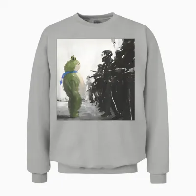 Portland Frog Protest Unisex Sweatshirt - Ash