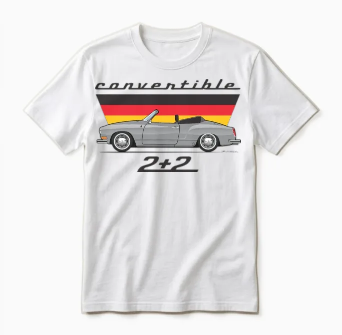 2 Plus 2 Gray Unisex T-Shirt in White