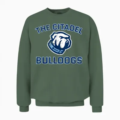 The Citadel Bulldogs | Produit Officiel De La Ncaa | Tcb1005 Unisex Sweatshirt - Military Green