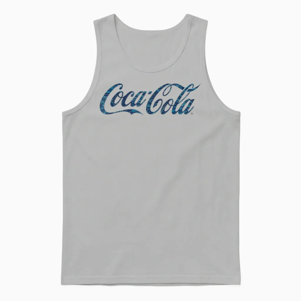 Coca Cola Hawaii-Logo Unisex Tank Top in Ash