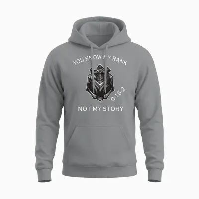League Iron Feeder Legend Rank Lol Gamer Unisex Hoodie - Sport Grey