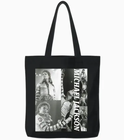 Michael Jackson 012 Tote Bags - Black