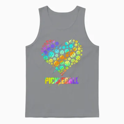 Funny Pickleball Unisex Tank Top - Sport Grey