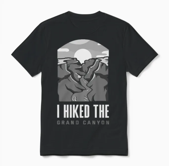 Funny Hiking Hiker Gift - & Outdoors Unisex T-Shirt in Black