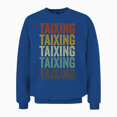 Taixing China Retro Vintage Unisex Sweatshirt - Royal