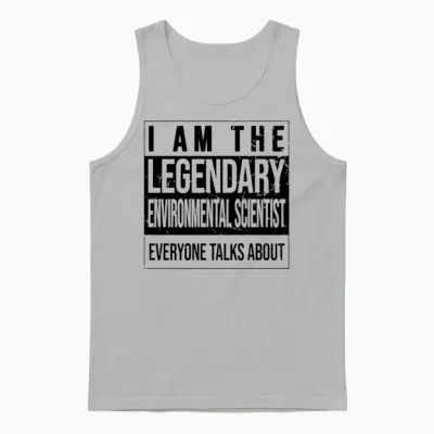 Scientist Birthday Born Environmental-Scientist Unisex Tank Top - Ash