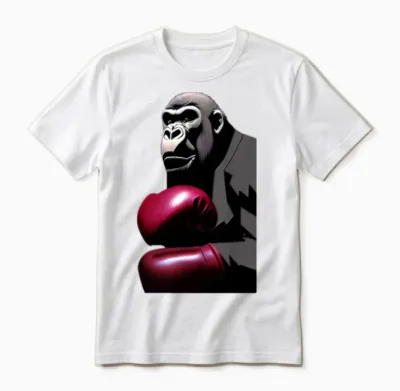 Gorilla, the Mafia Boxer No. 1 Unisex T-Shirt - White