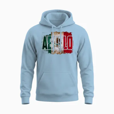 (2 Sided) El Abuelo Mas Chingon Mexican Grandpa Unisex Hoodie - Light Blue