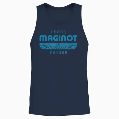 Alien: Earth Fx Series Uscss Maginot Logo Official Unisex Tank Top - Navy