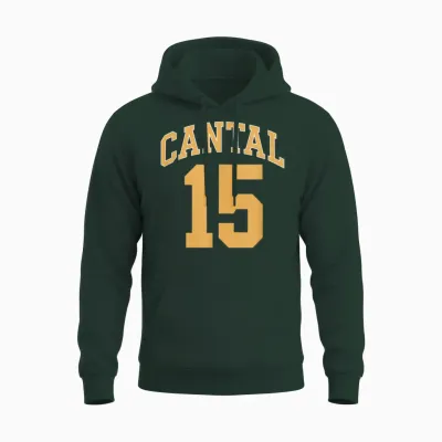 Cantal 15 T-Shirt, Black, S Unisex Hoodie - Forest