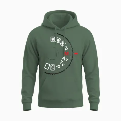 Shoot Manual Unisex Hoodie - Military Green