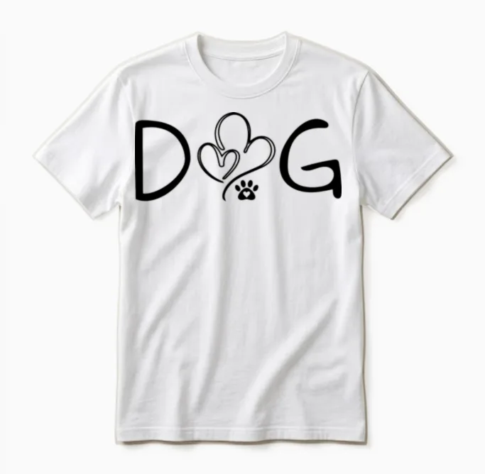 Dog - Lovers Unisex T-Shirt in White