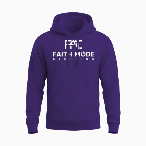 F.m.c.- Faith Mode Clothing Christian & Unisex Hoodie in Purple