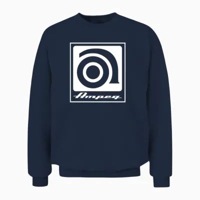 Ampeg Music Mens Unisex Sweatshirt - Navy