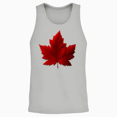 Canada Maple Leaf Souvenirs Unisex Tank Top - Ash