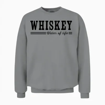 Whiskey. Water of Life Unisex Sweatshirt - Sport Grey
