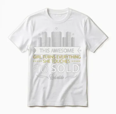 This Awesome Is Selling Everything She Touches Unisex T-Shirt - White
