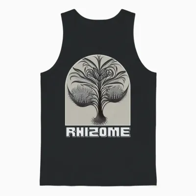 Wild Wonders Unisex Tank Top - Black