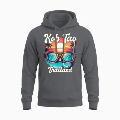 Koh Tao Thaïlande Snorkeling Unisex Hoodie - Charcoal