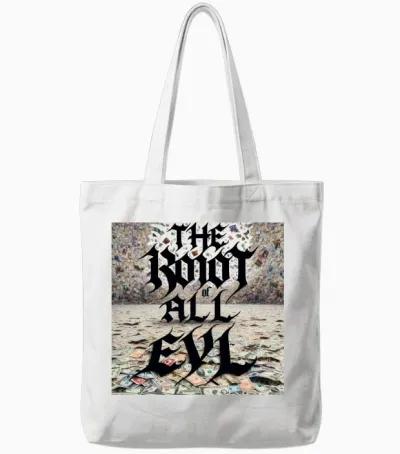 Money Background Tote Bags - White