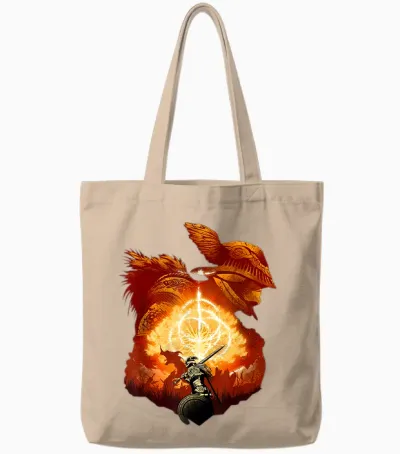 Elden Adventure Video Game Tote Bags - Natural