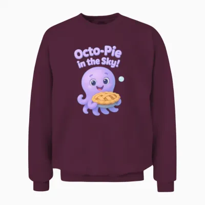 Sweet Octopus Design Is a Cute, Viral Kids Shirts Unisex Sweatshirt - Maroon