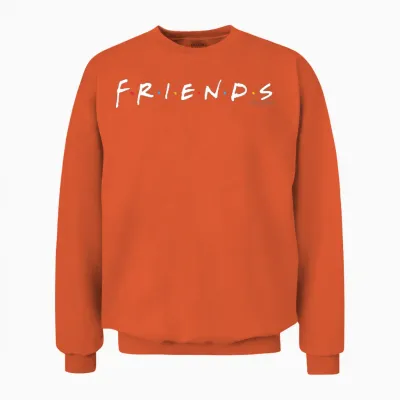 Friends Classic Sitcom Logo Nostalgic Tv Show Unisex Sweatshirt - Orange