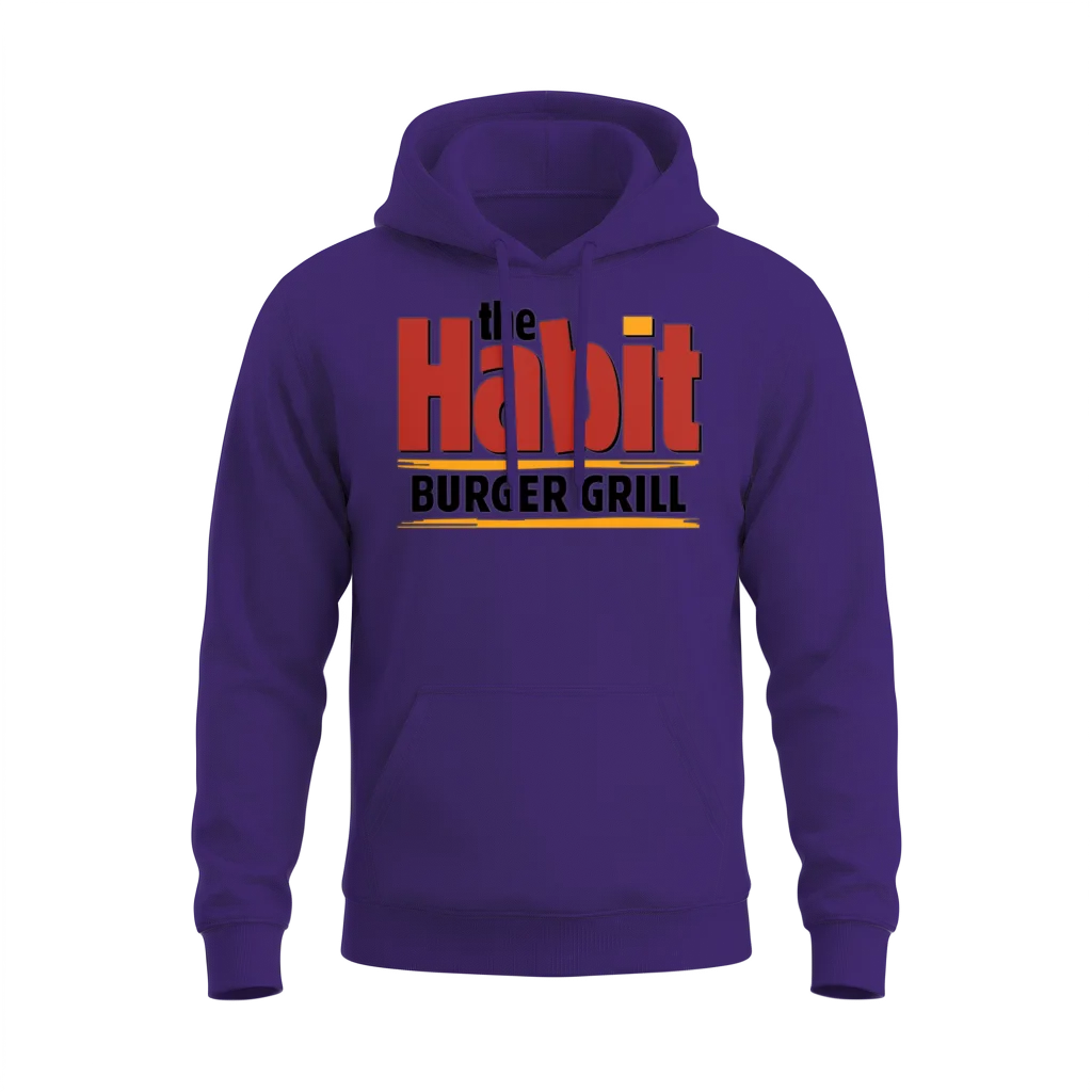 The Habit Burger Grill β Bbq & Grilling Gift Unisex Hoodie - Purple