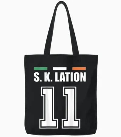 Funny Name Ireland Jersey for Mallorca and the Party T-Shirt, Green Tote Bags - Black