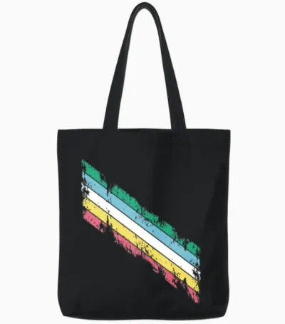 Disability Pride Flag - Lgbtq Pride Tote Bags - Black