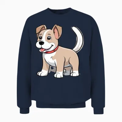 Dog Unisex Sweatshirt - Navy