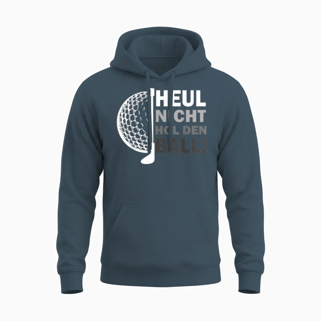 Witziges Golfspieler Golf Golfball Golfschläger Unisex Hoodie in Dark Heather