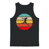 Parkour Retro Unisex Tank Top - Black – 1