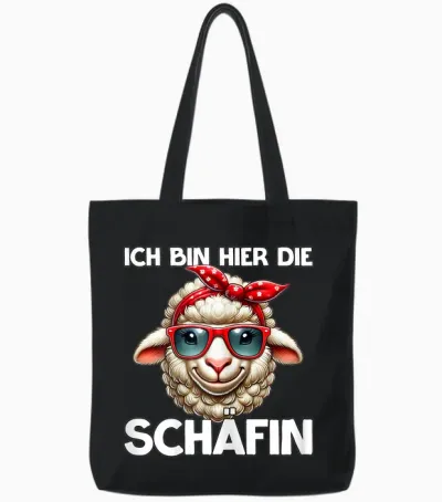 Ich Bin Hier, Die Schäffin, Abteilungsleiterin, Geschenk Tote Bags - Black