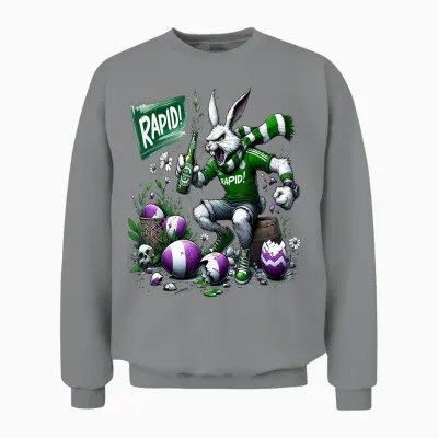 Frohe Ostern Osterhase Rapid Unisex Sweatshirt - Sport Grey