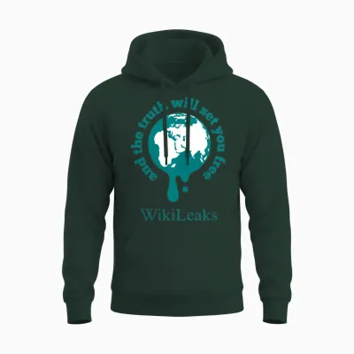Wikileaks and the Truth Will Set You Free Unisex Hoodie - Forest