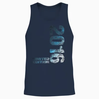 2016 Junge Mädchen 10. Geburtstag Limited Edition 10 Unisex Tank Top - Navy