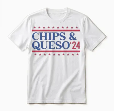 2024 Chips Queso Unisex T-Shirt - White
