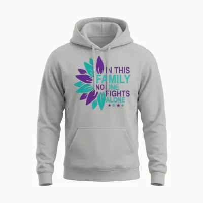 Suicide Prevention Unisex Hoodie - Ash